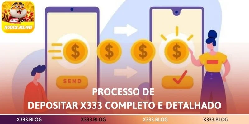 Processo de Depositar X333 completo e detalhado
